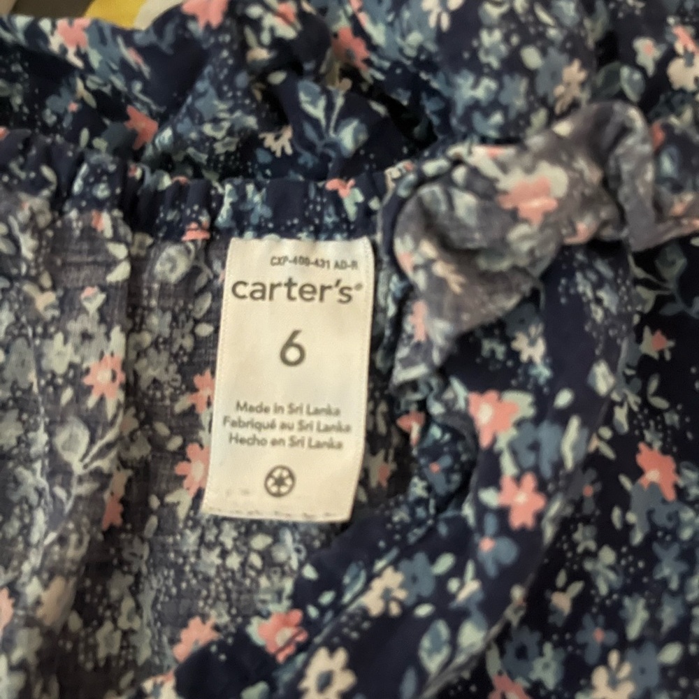 Girls floral summer dress, 6